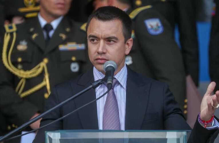 ‘No podíamos permitir que se asile a delincuentes’: Noboa tras asalto a Embajada de México en Quito
