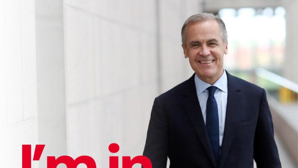El banquero Mark Carney se postula para líder del Partido Liberal de Canadá