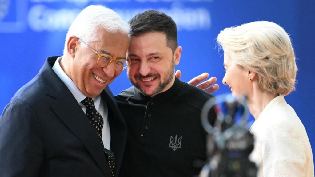 La Unión Europea debate en una cumbre cómo mantener la unidad respecto a Ucrania, Volodimir Zelenski lo agradece