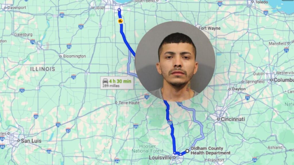 Esta fue la ruta de escape del colombiano acusado de asesinar a su expareja dentro de su trabajo en Estados Unidos